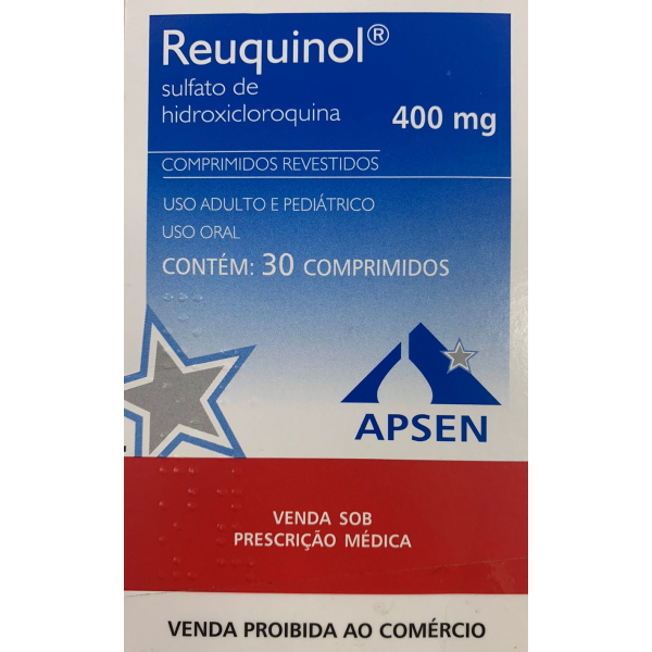 Reuquinol sulfato de hidroxicloroquina 400mg 30 comprimidos